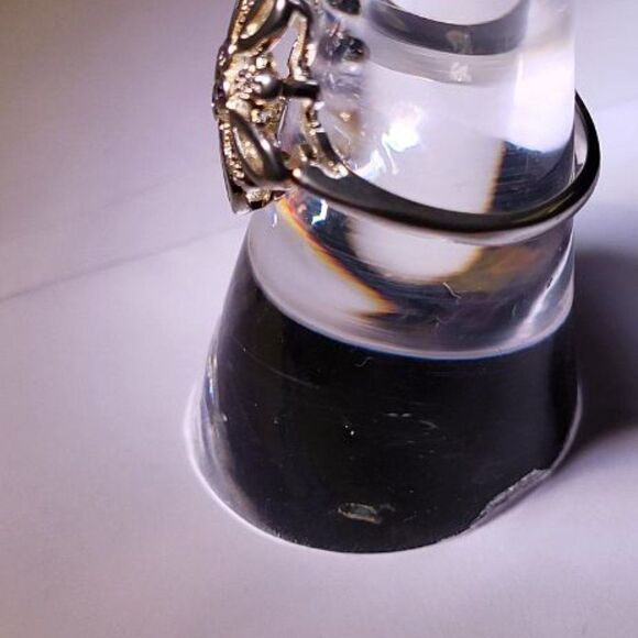 JT New Silver-Plated Cubic Zirconia Ring Size 7 - Picture 5 of 8